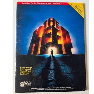 ADND THE KEEP Role Aids Adventure 3-6 Player Skill Level 9-12 1983